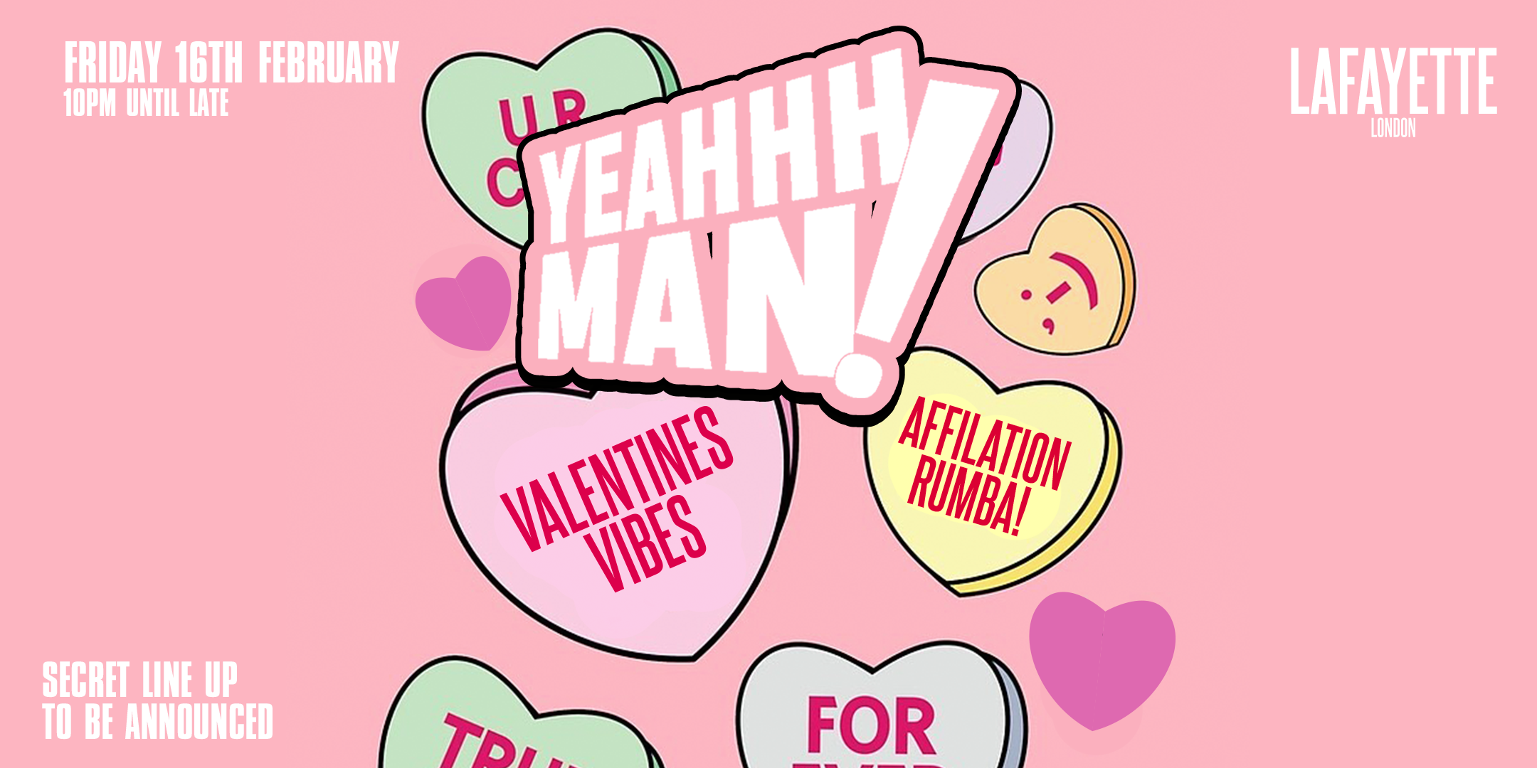 TONIGHT 11PM! YeahhhManParties Valentines Vibes Affilation RUMBA!