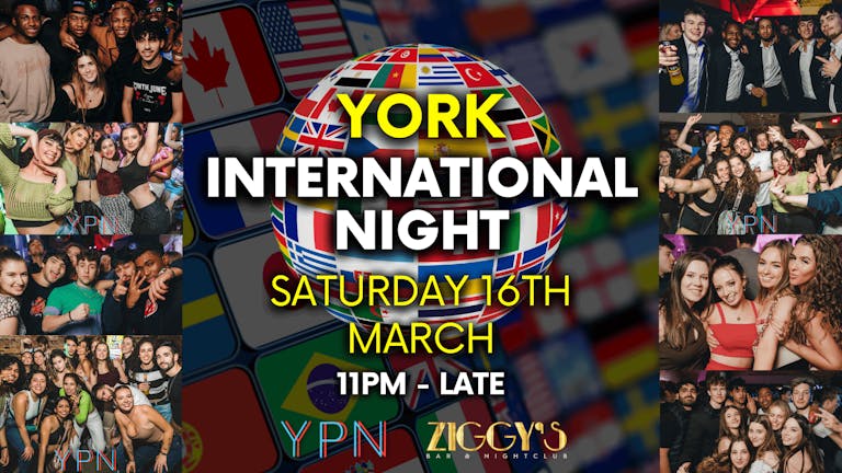 York International Night - Saturday 16th March