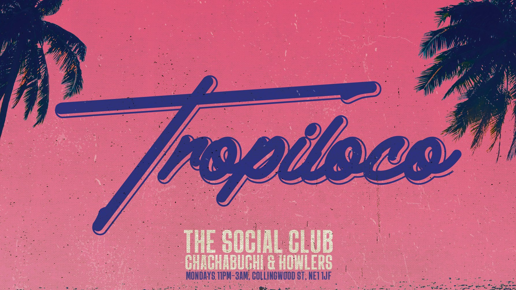 🪩🌴 T R O P I L O C O 🌴🪩 £1 ENTRY ON SALE TUESDAY 7PM! // MONDAYS // THE SOCIAL CLUB, HOWLERS & CHACHABUCHI