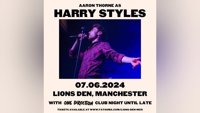 HARRY STYLISH: A Tribute to Harry Styles + ONE DIRECTION Club Night