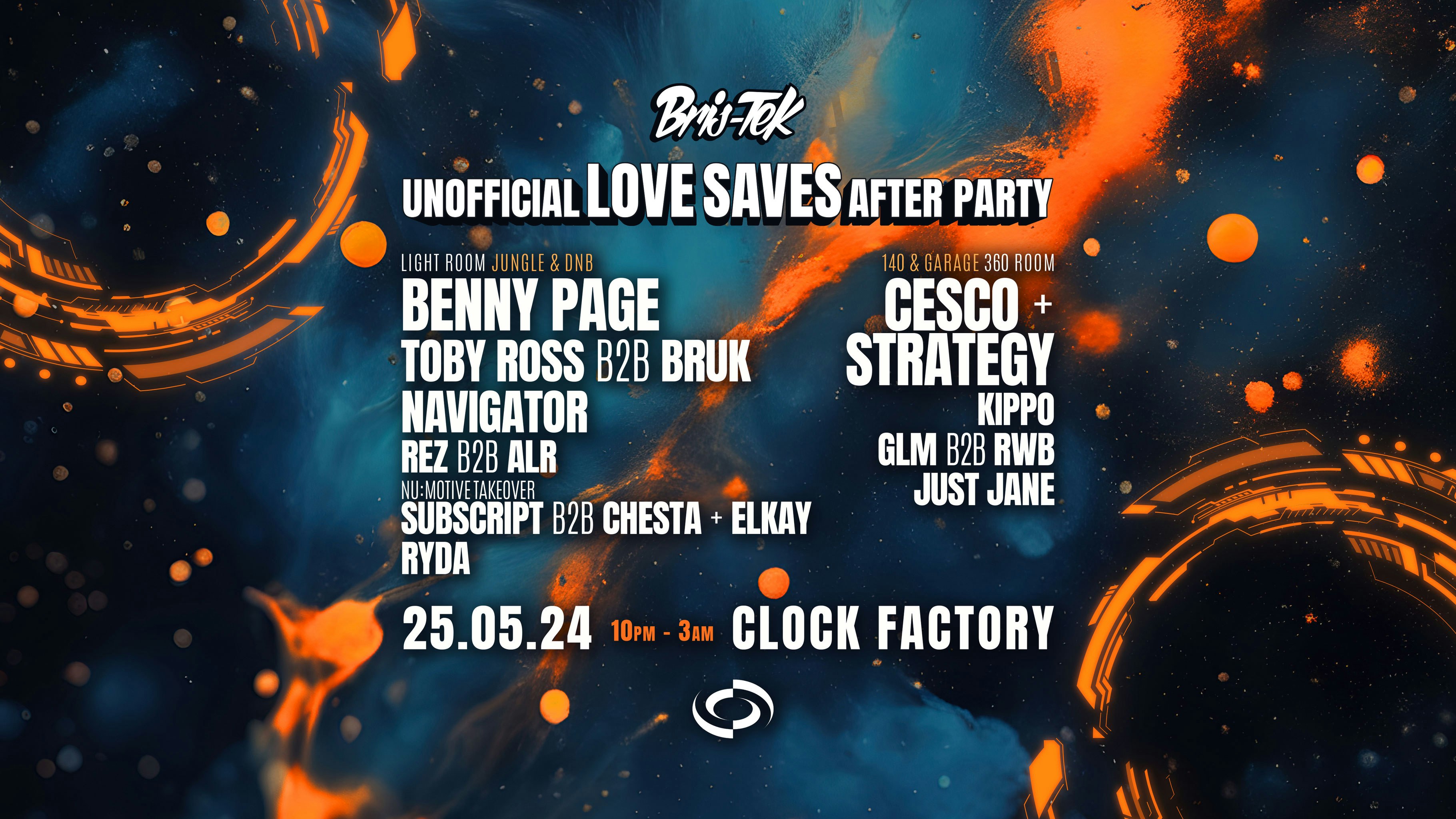 Bris-Tek x Unofficial Love Saves After Party