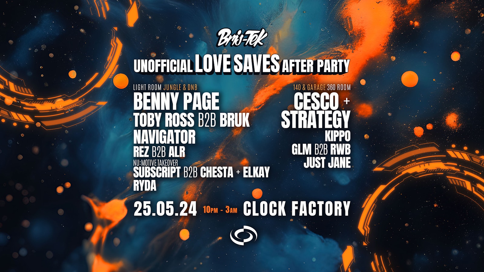 Bris-Tek x Unofficial Love Saves After Party