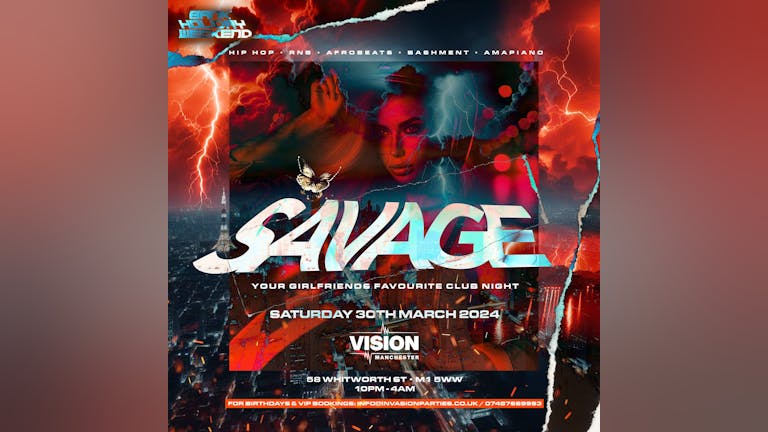 SAVAGE - Manchester's Biggest Payday Party