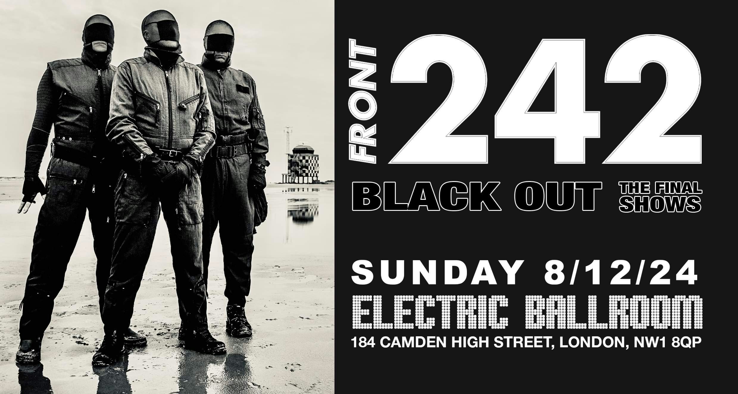 FRONT 242 BLACK OUT – Final UK Show