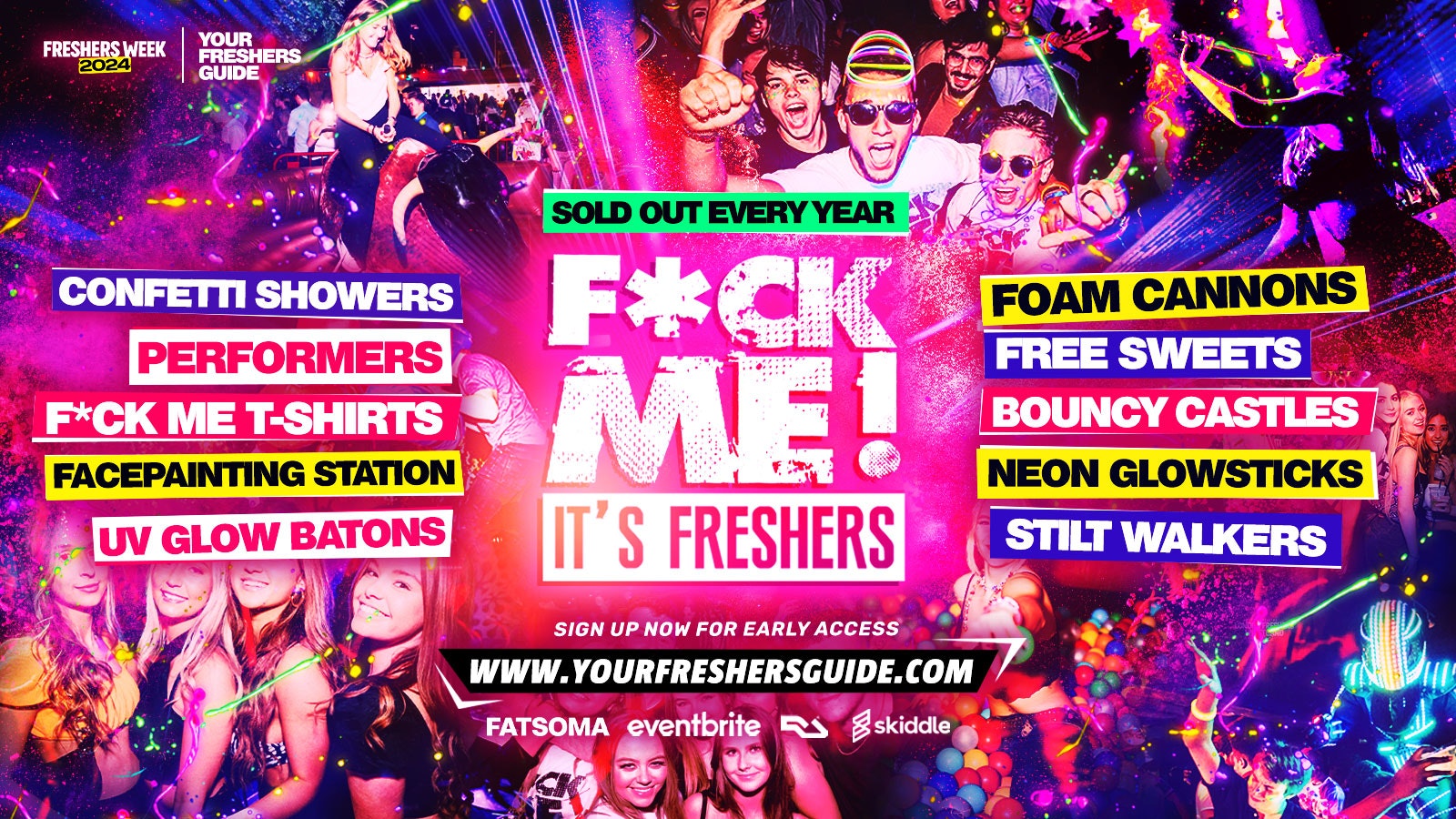F*CK ME It’s Freshers | Derby Freshers 2024 – FREE Queue Jump With Every Ticket 💃 – TODAY ONLY!