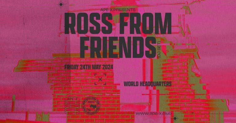 Ape-X - Ross From Friends (DJ set)