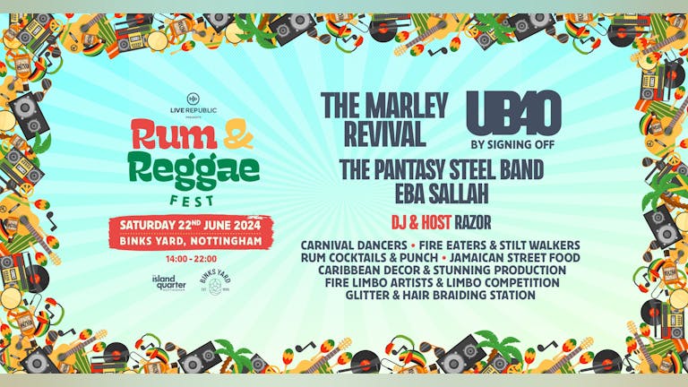 Rum & Reggae Festival | Binks Yard Nottingham