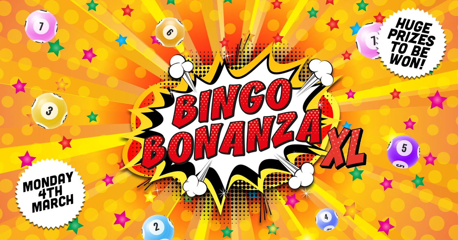 BINGO BONANZA XL! | £1 TICKETS! | RIVERSIDE | MONDAY 4th MARCH