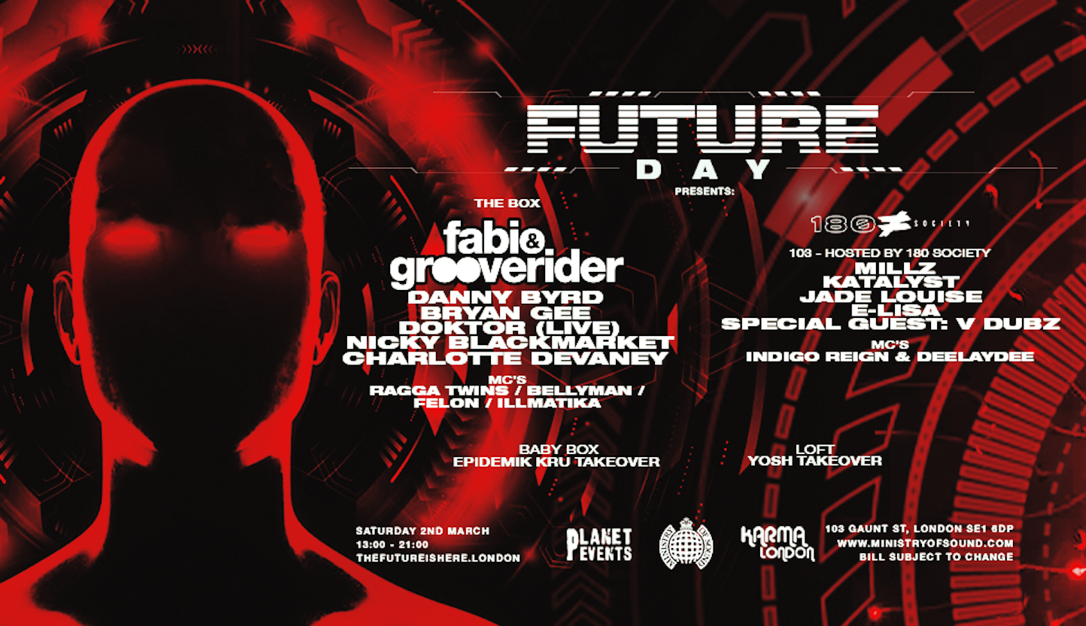 Ministry of Sound present: FUTURE DAY PARTY  ft FABIO & GROOVERIDER, DOKTOR + MORE  🔊