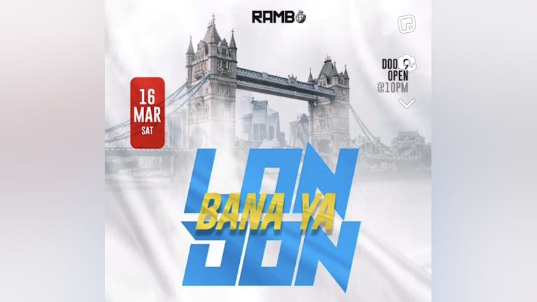 BANA YA LONDON 🇨🇩 🇬🇧 MARCH 16TH + EDOTT and more 