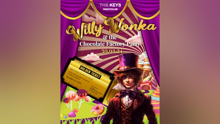WILLY WONKA’S EASTER PARTY (Under 11's) 