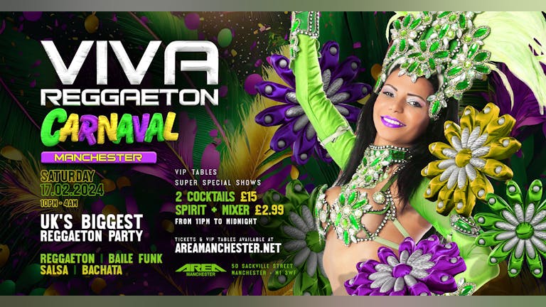 VIVA Reggaeton Manchester - Carnaval