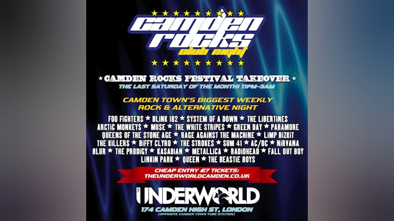 Camden Rocks Club - Camden Rocks Fest Takeover
