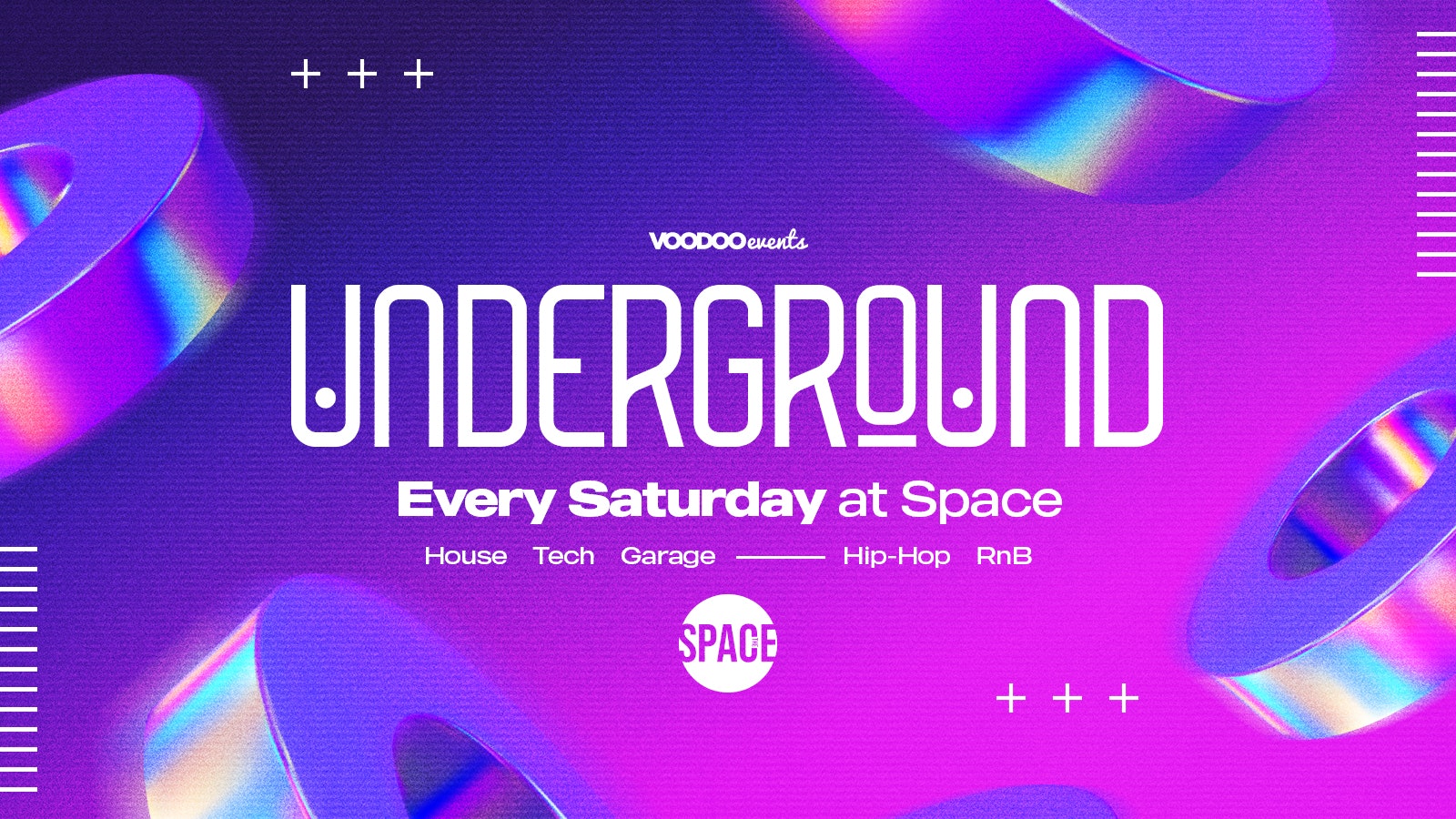 Underground Saturdays at Space, 17th February