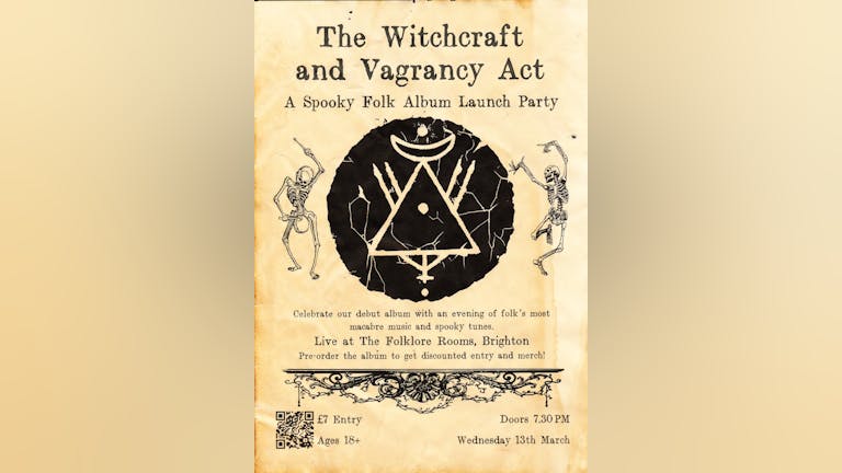 The Witchcraft and Vagrancy Act - Album Launch Tickets