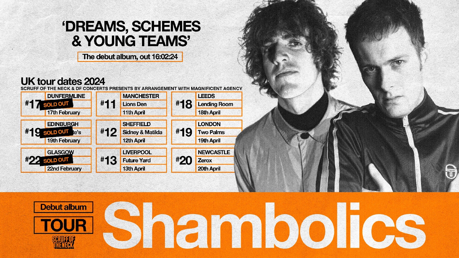 Shambolics | Sheffield, Sidney & Matilda