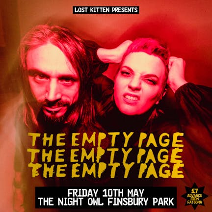 Lost Kitten presents The Empty Page + support