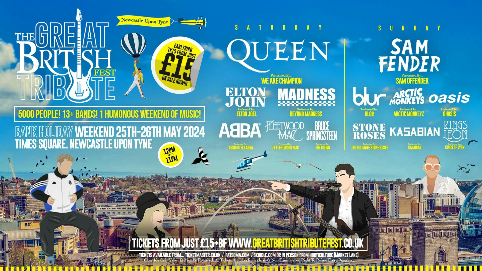 Great British Tribute Fest 2024 – Newcastle Upon Tyne