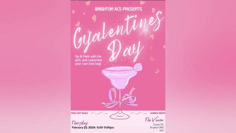 Brighton ACS present Sip and Paint 💗Galantines Edition💗