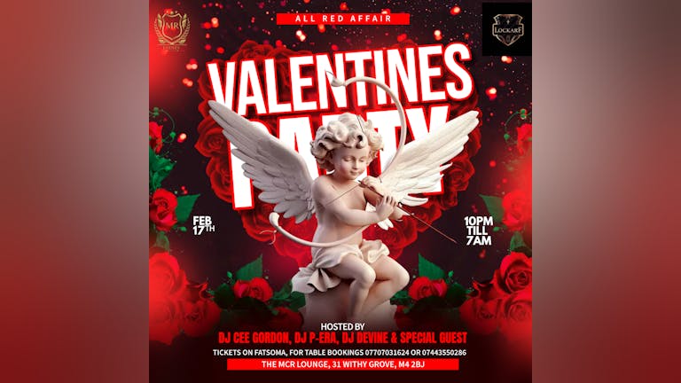 Valentines Party All Red Affair