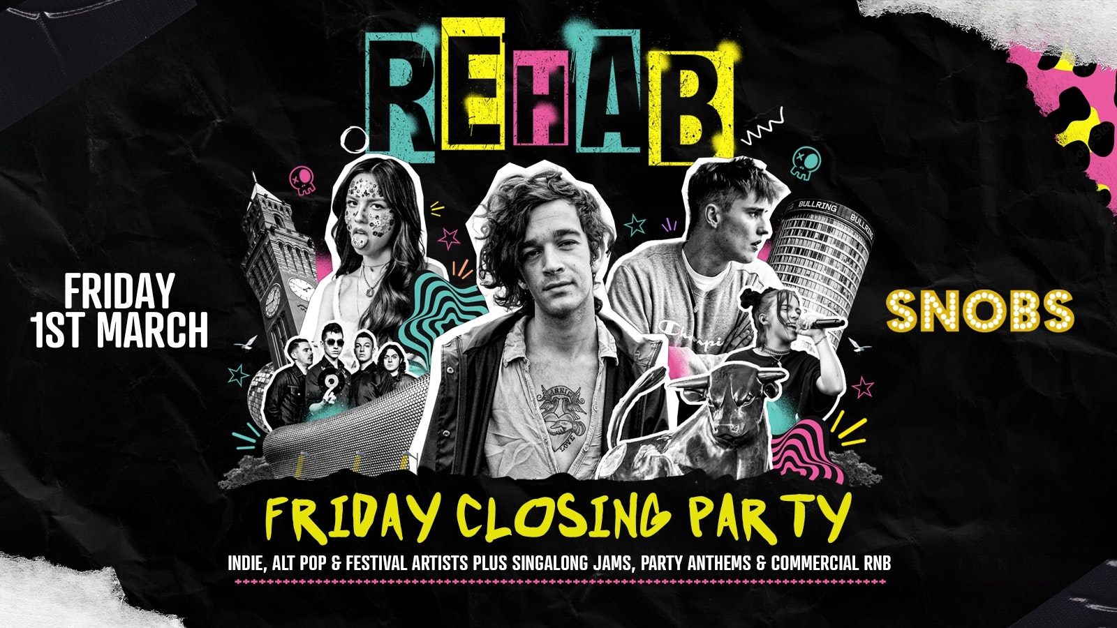 Rehab Friday 🔥NOW ON SALE!🔥🚨THE FRIDAY CLOSING PARTY 🚨 1st March