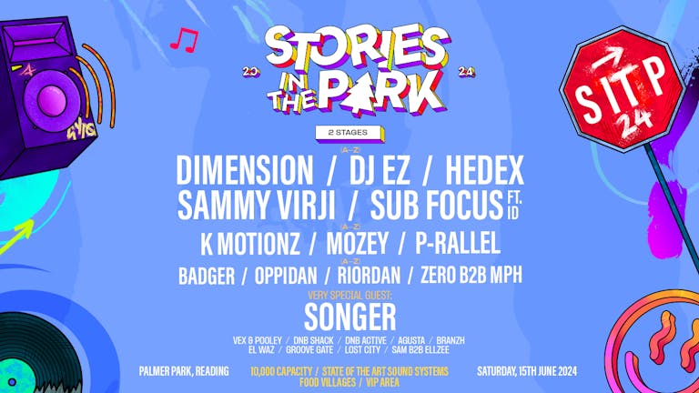 Stories In The Park Festival - Saturday 15th June 2024 