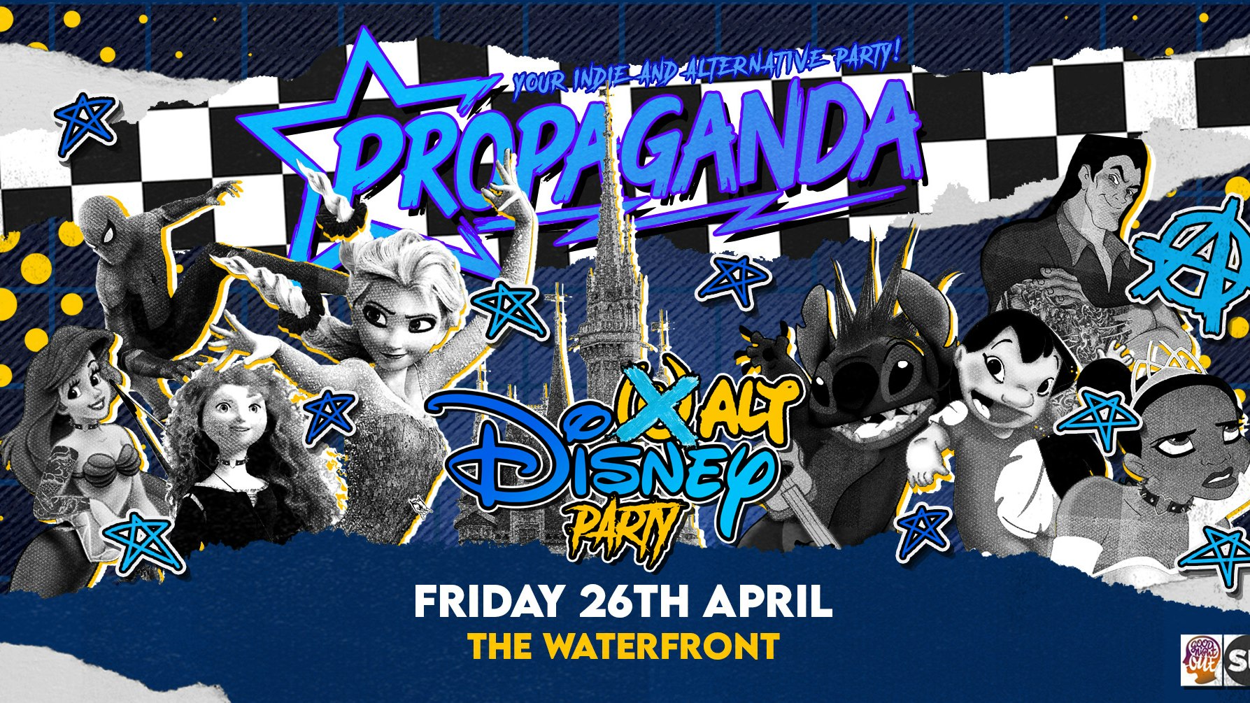 Propaganda Norwich –  Alt Disney Party! – The Waterfront