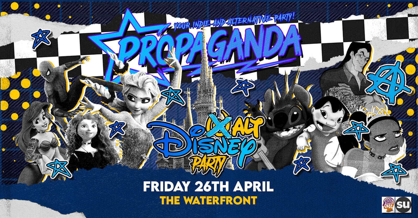Propaganda Norwich –  Alt Disney Party! – The Waterfront