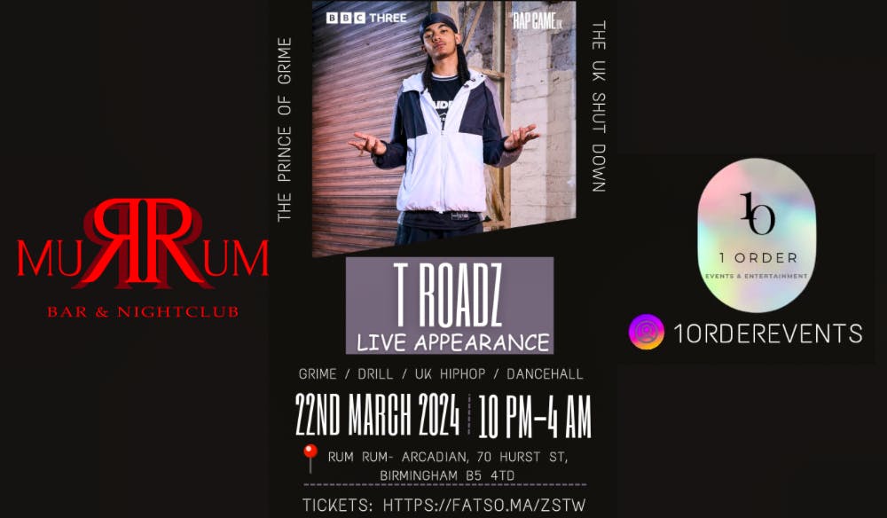– The Return – with T ROADS LIVE APPEARANCE and DJs Lowkey Lowstar – DJ Face – DJ R2bandzin
