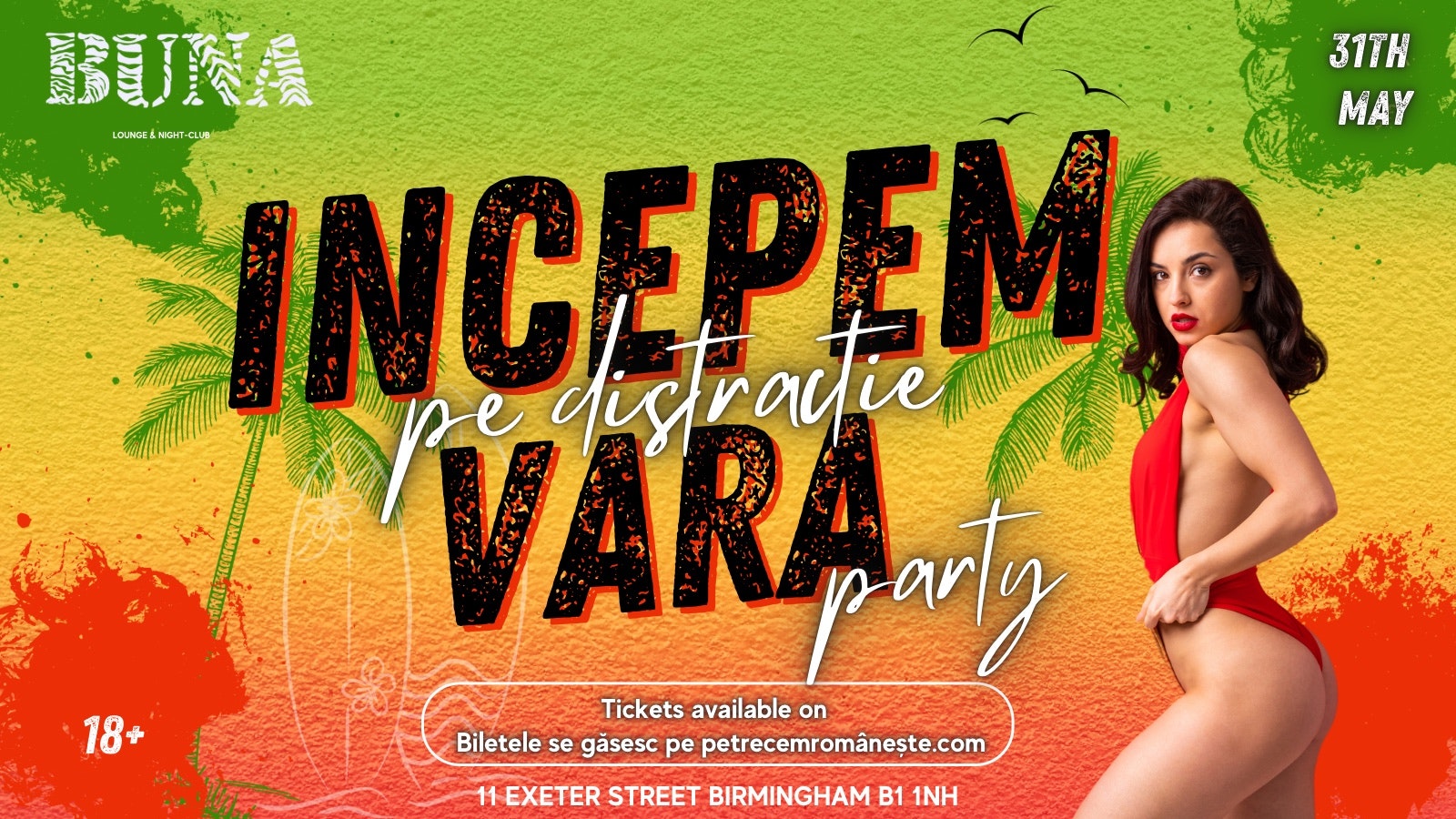 Romanian Night Friday – INCEPEM VARA PE DISTRACTIE – Show de zile mari ca-n Balcani!
