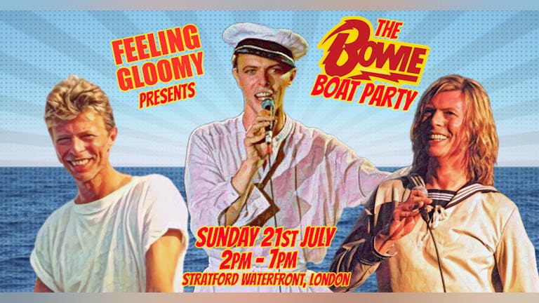 The Bowie Boat Party- Nearly 3/4 sold already
