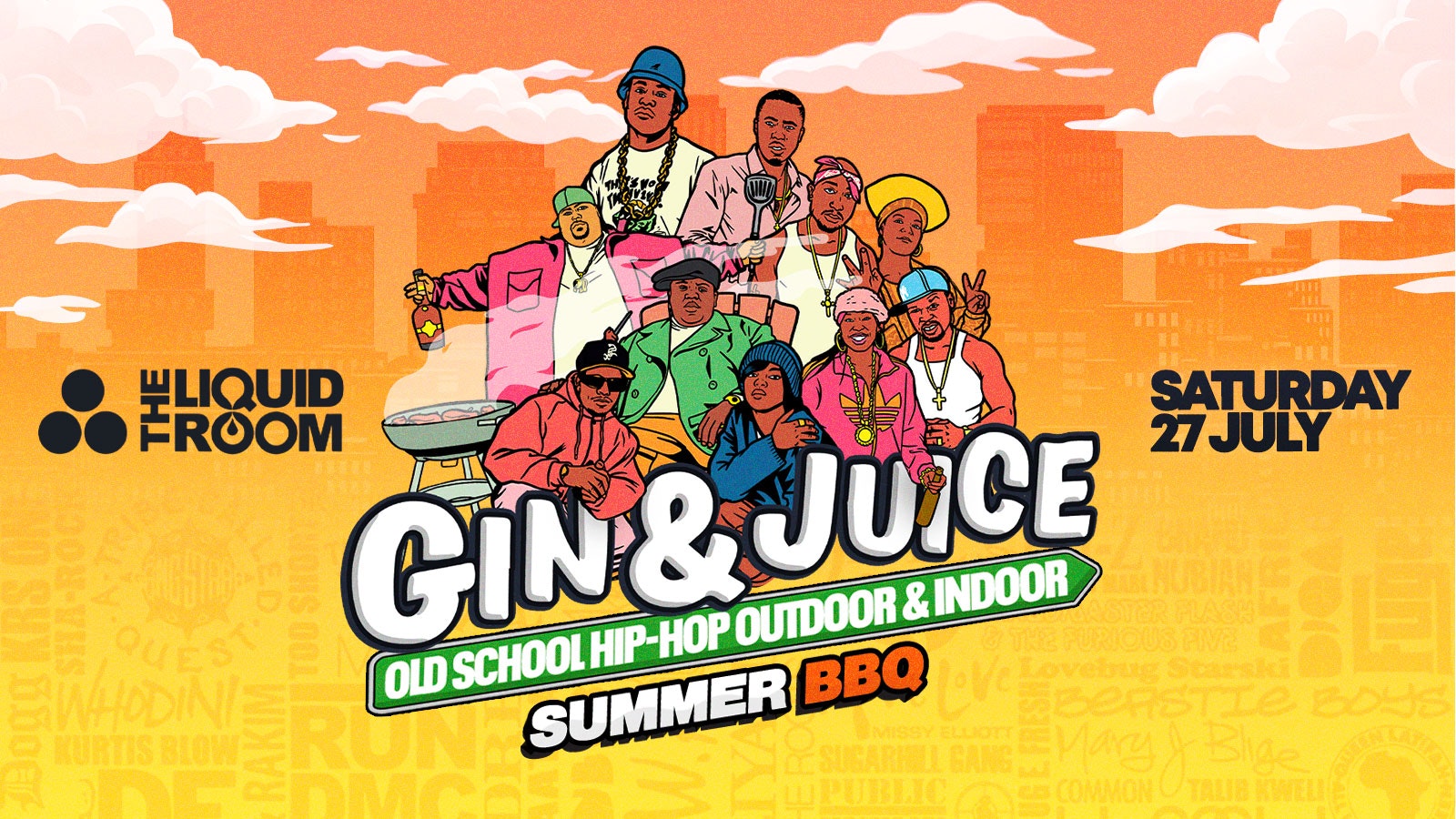 Old School Hip-Hop Outdoor & Indoor Summer BBQ – Edinburgh 2024 – [85% SOLD OUT]