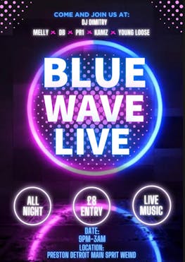 Blue wave live