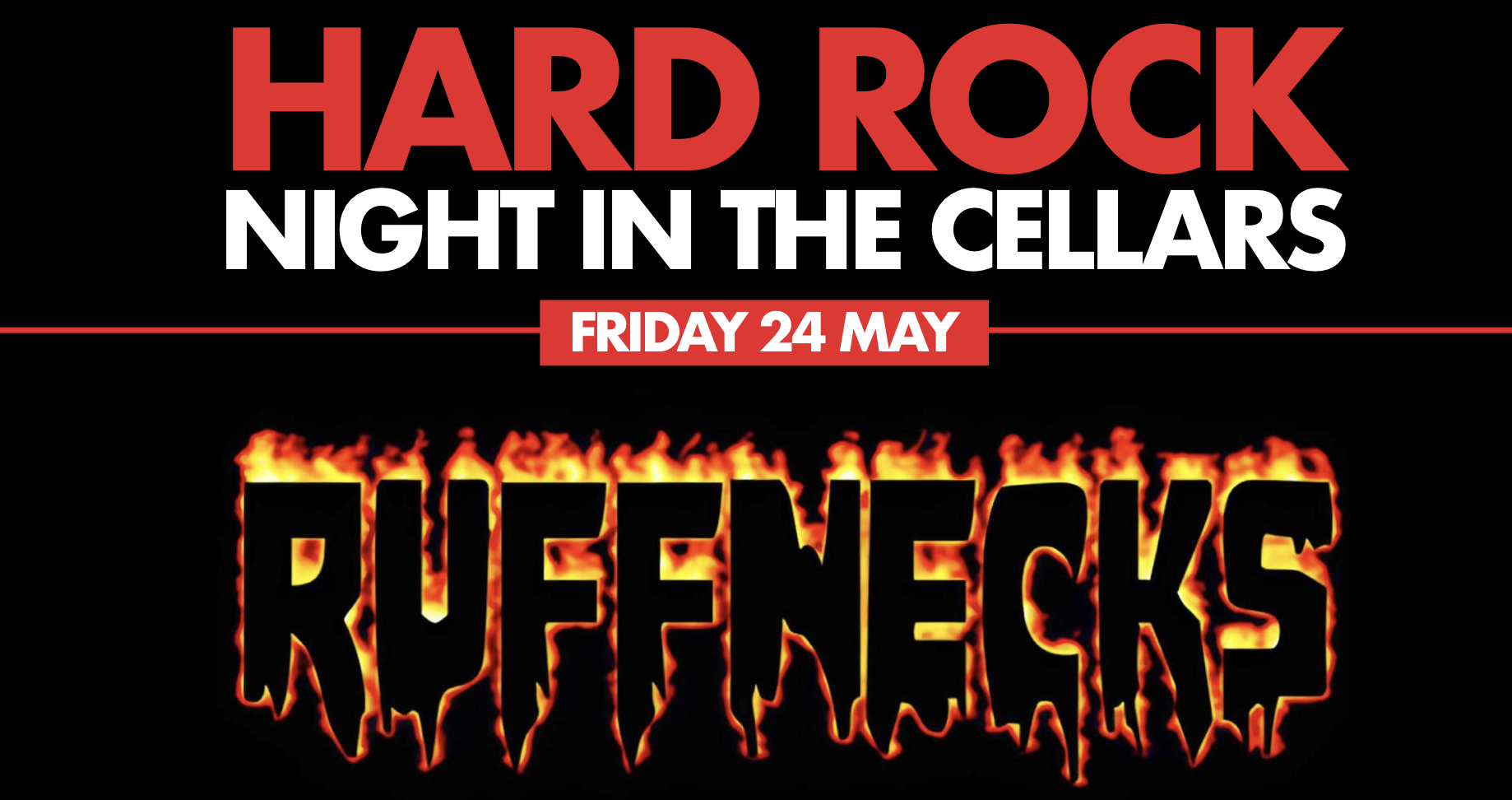 The HARD ROCK NIGHT starring The Ruffnecks!  🎟 FREE TICKET OFFER!