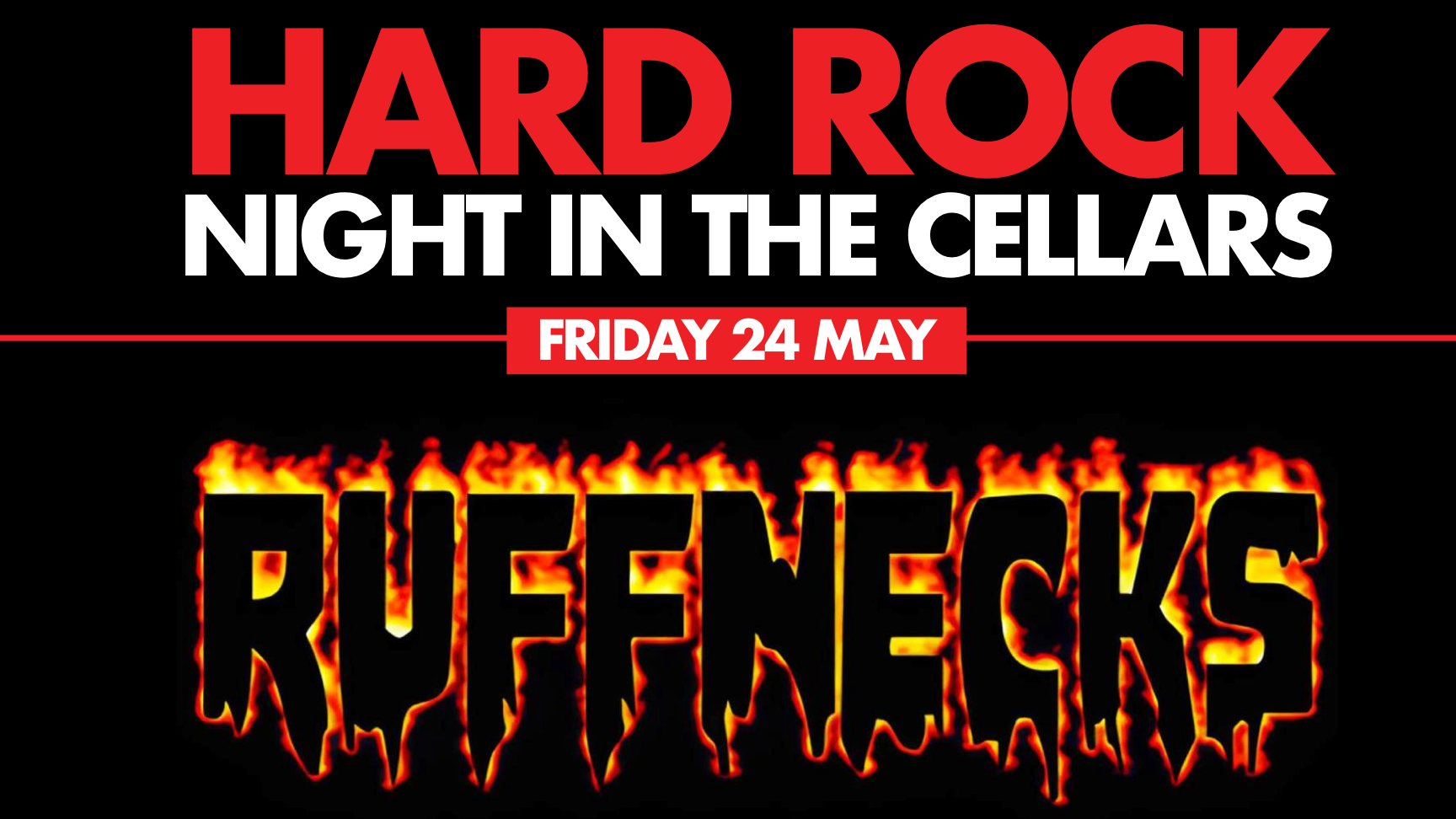 The HARD ROCK NIGHT starring The Ruffnecks!  🎟 FREE TICKET OFFER!