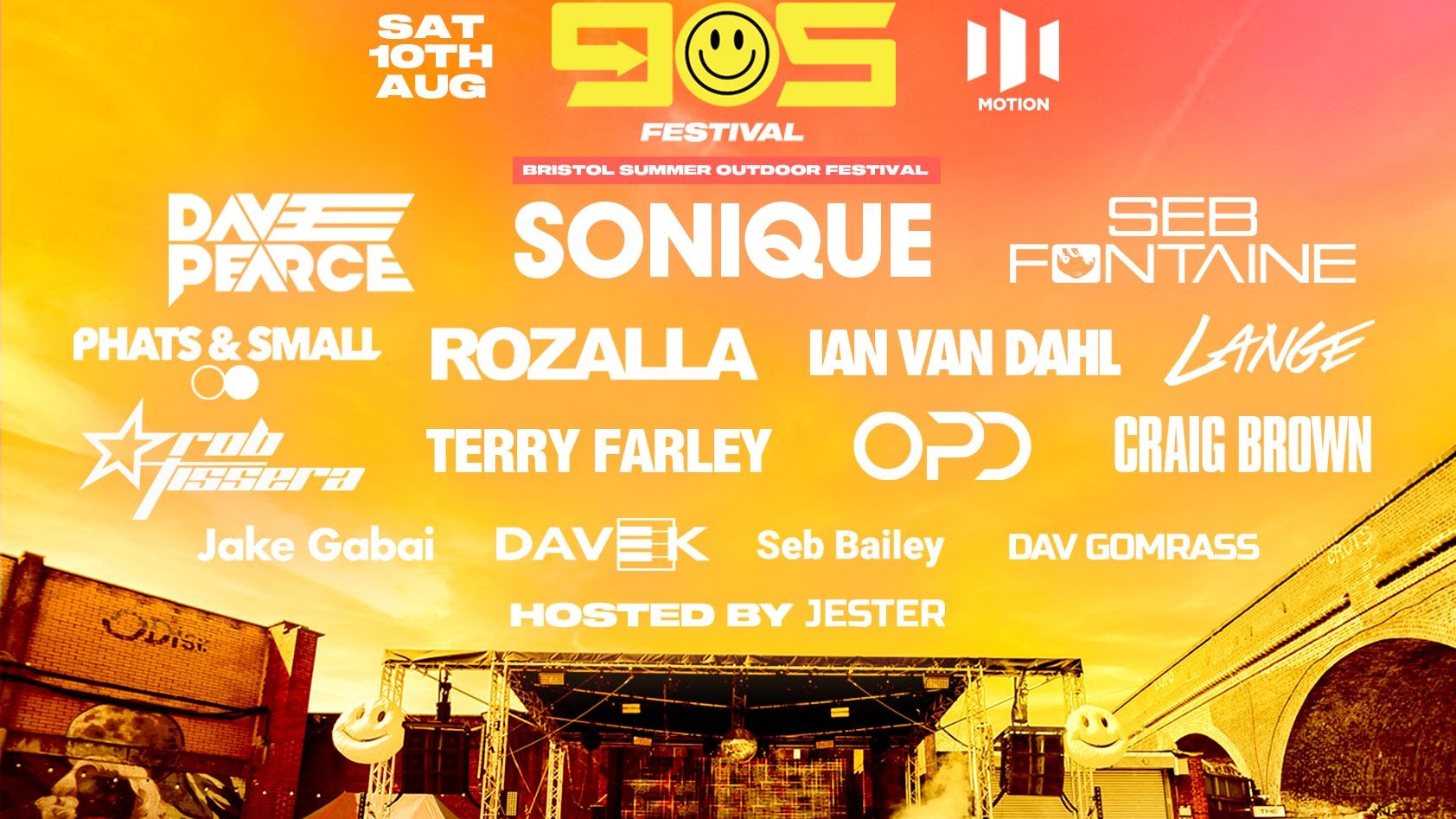 Back To The 90s – Summer Outdoor Festival – Motion [LIMITED TICKETS NOW ON SALE!]