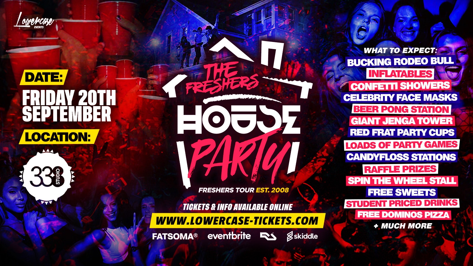 THE PROJECT X FRESHERS HOUSE PARTY @ STUDIO 338 LONDON! – LONDON FRESHERS WEEK 2024