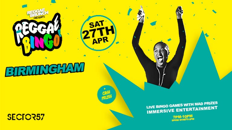 Reggae Bingo - Birmingham - Sat 27th Apr (+ Free after party)