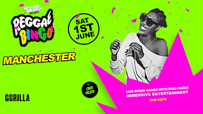 Reggae Bingo - Manchester - Sat 1st June 