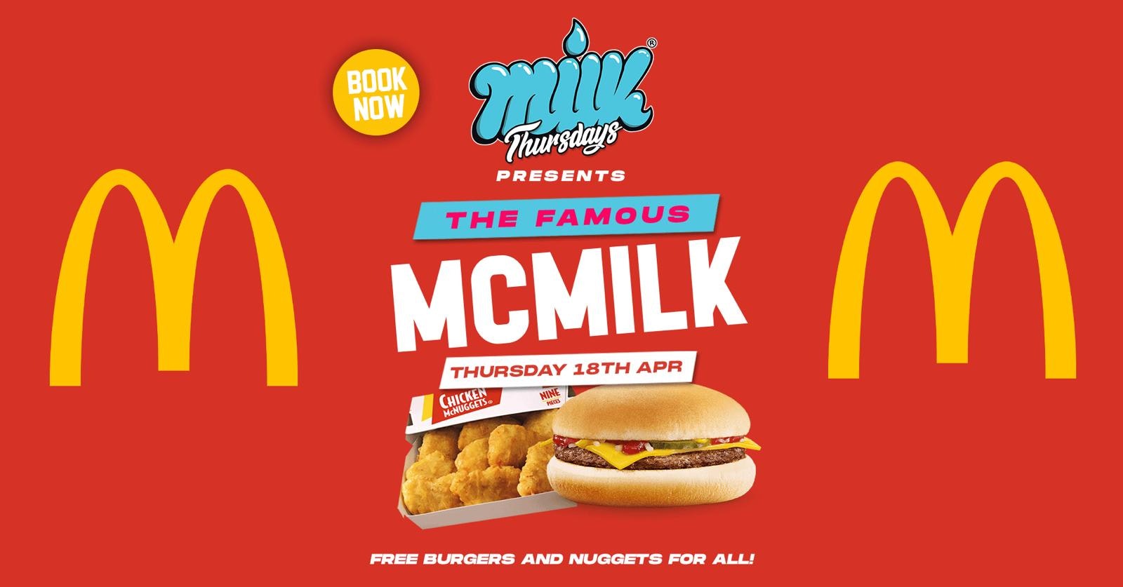 MILK THURSDAYS | McMILK |  18.4.24 | REVOLUTION