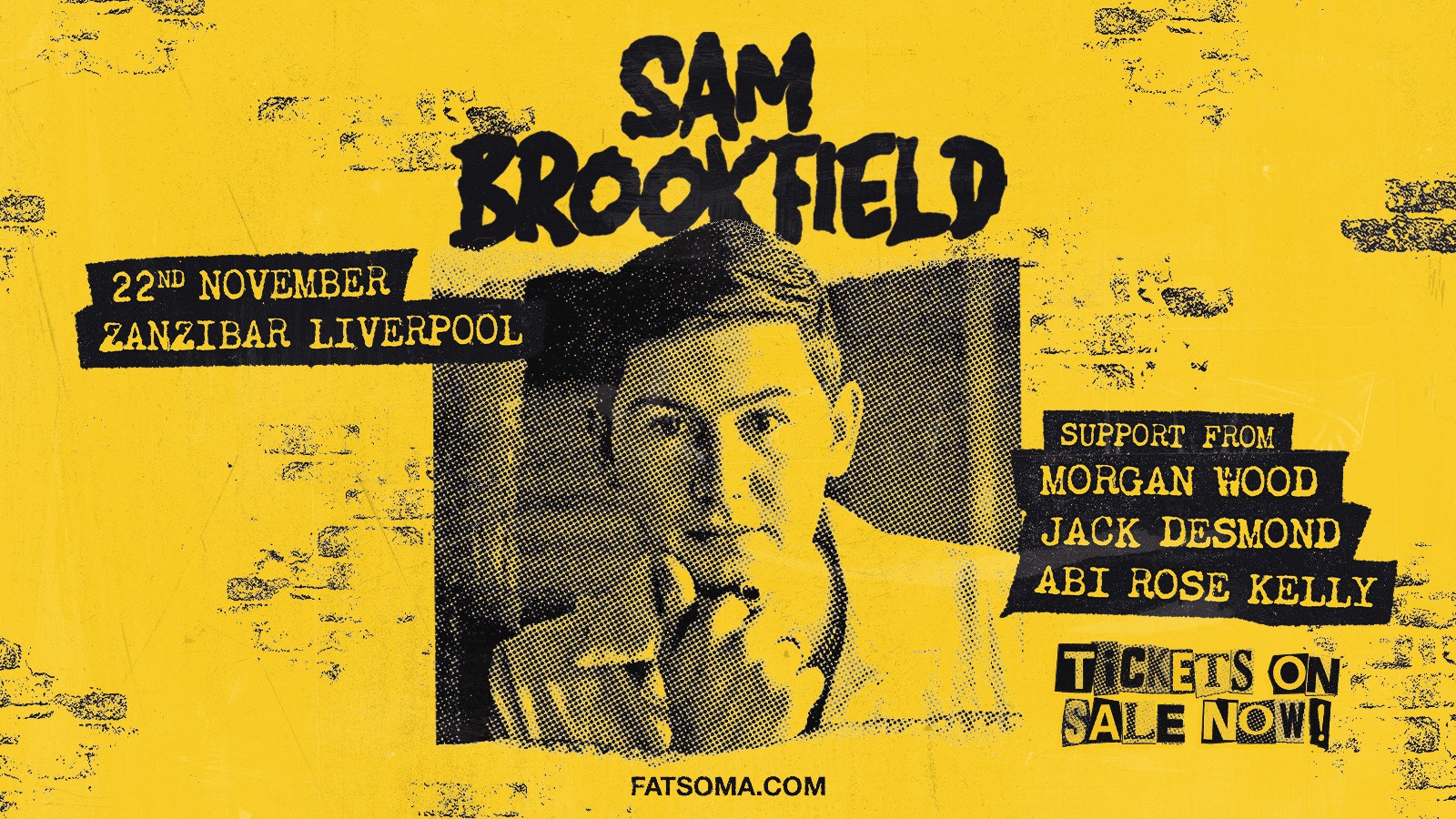 SAM BROOKFIELD – LIVE @ THE ZANZIBAR – LIVERPOOL