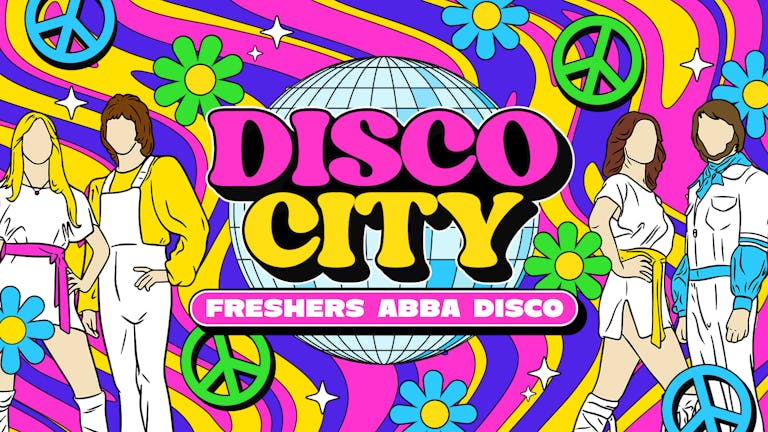 Leeds - Disco City Abba Freshers Disco ✌️🌈🌸 