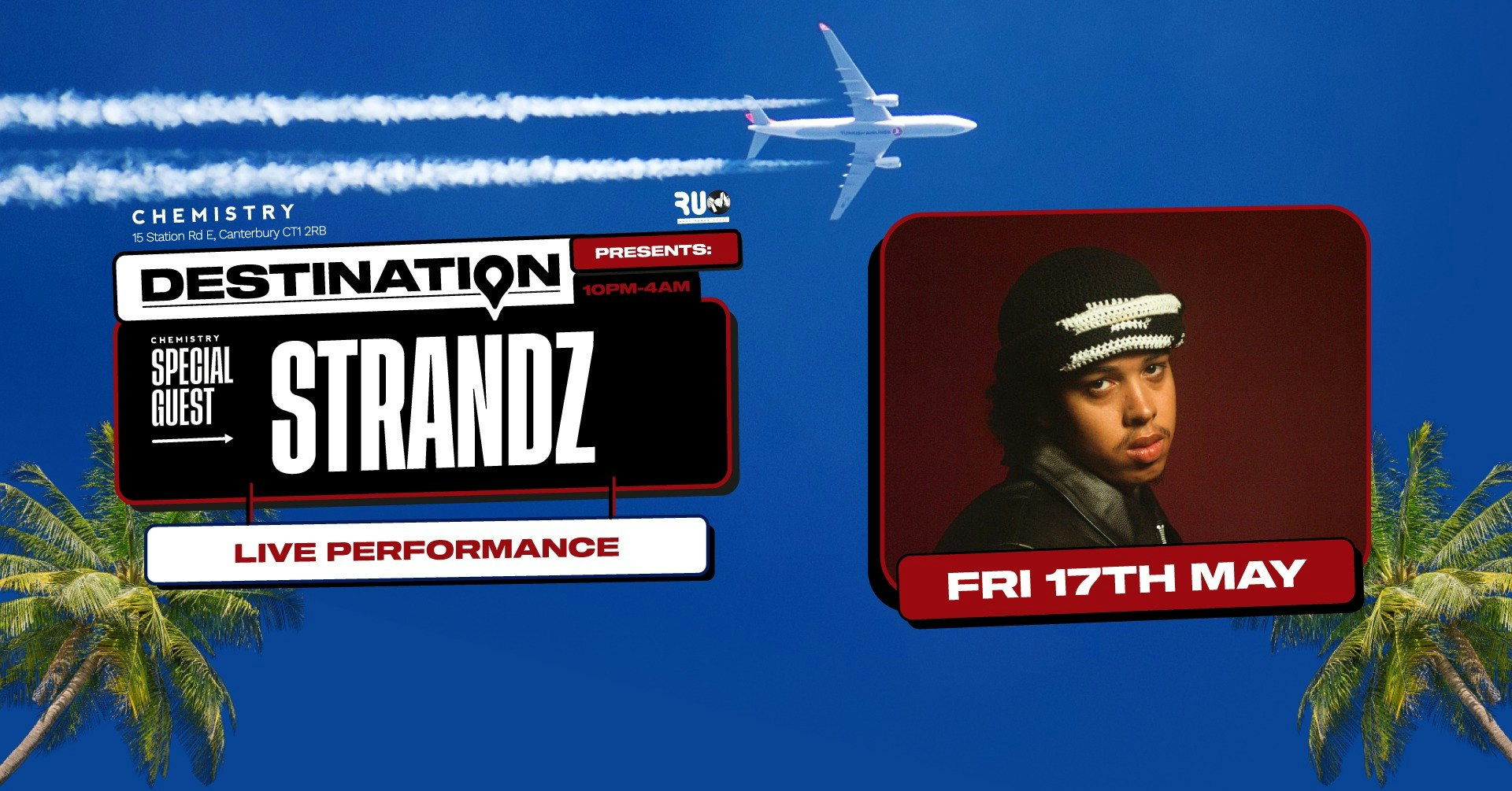 Destination ∙  STRANDZ (Live PA) *LAST 50 ONLINE TICKETS*