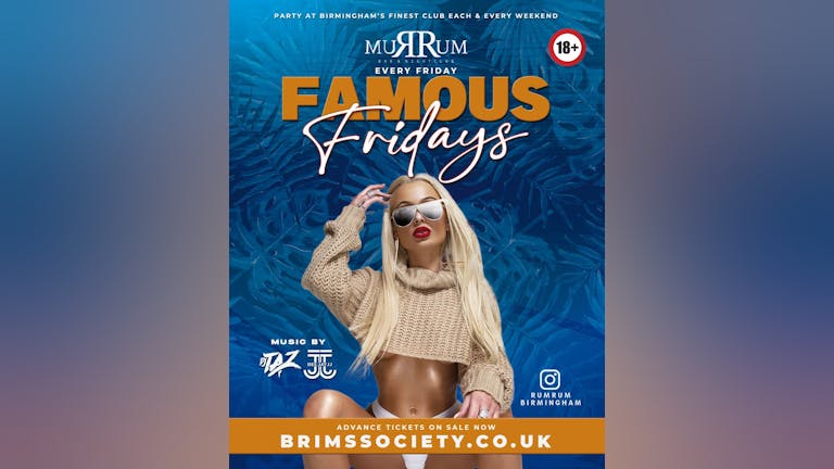FAMOUS FRIDAYS 🔥-⭐️ 2-4-1 Drinks ⭐️ - Birmingham's Hottest Friday 😈 @ RUMRUM ARCADIAN