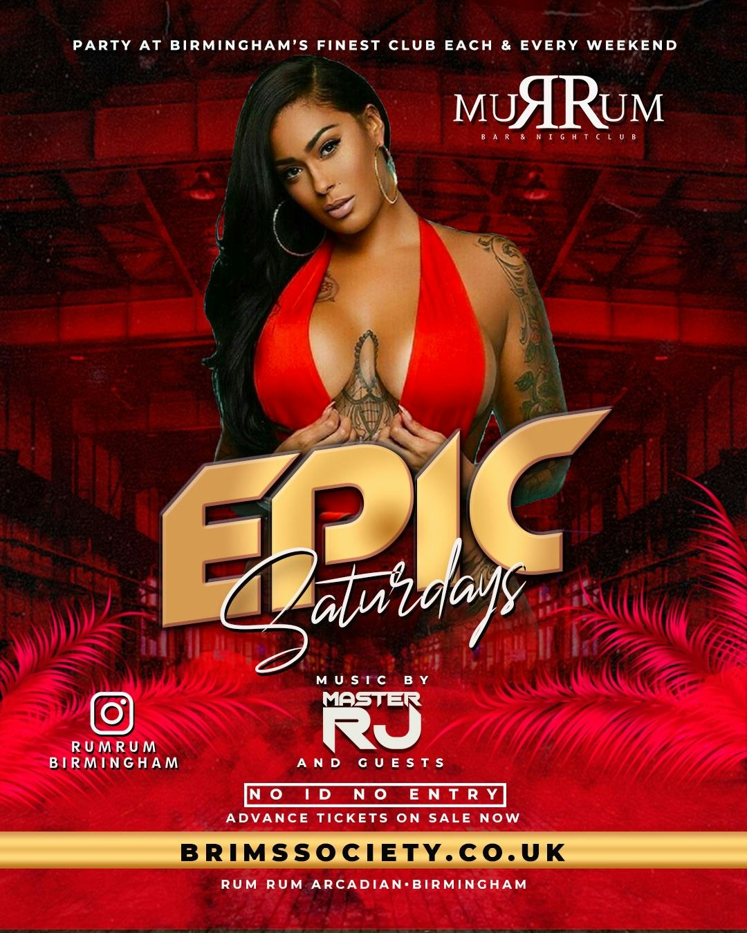 EPIC SATURDAYS AT RUM RUM 🔞 – GIVEAWAY 100 x FREE ENTRY TICKETS