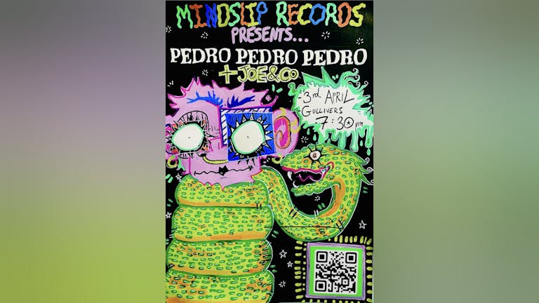 Mindslip Records Presents: Pedro Pedro Pedro + Joe & Co