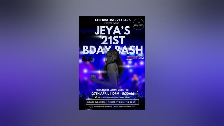 Jeya’s 21st Birthday Bash 