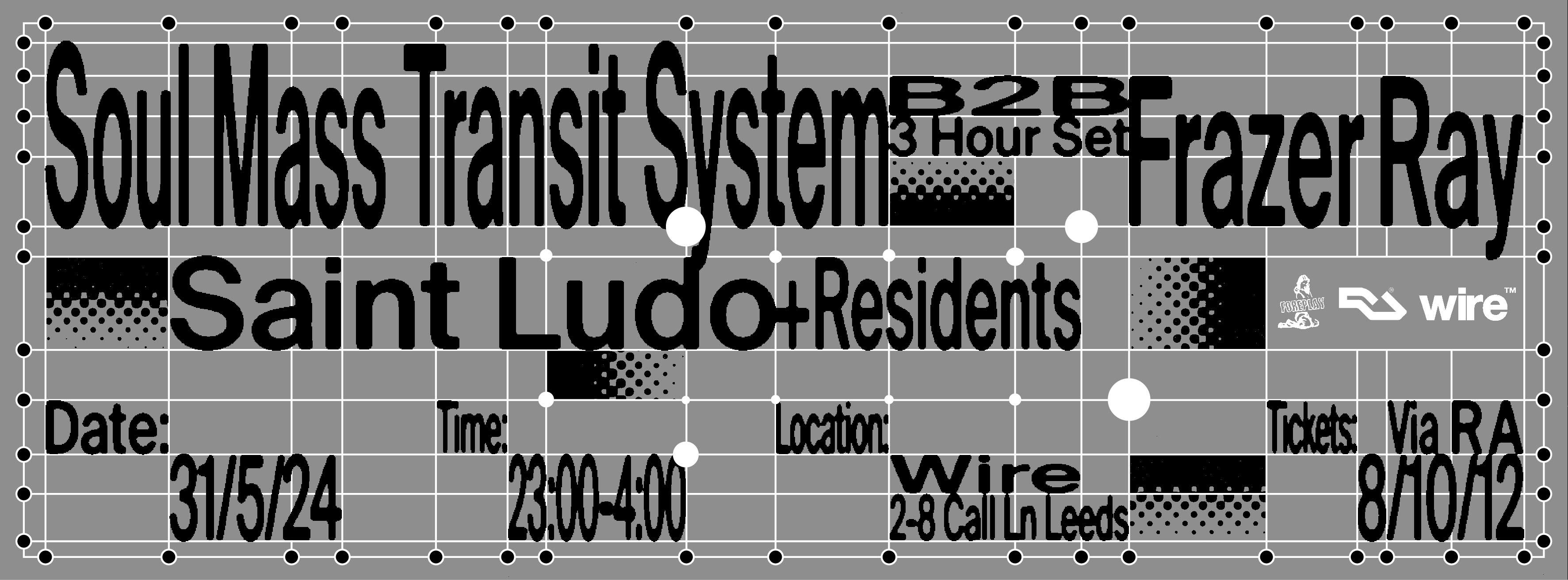 Foreplay: Soul Mass Transit System b2b Frazer Ray (3 Hour set) + Saint Ludo