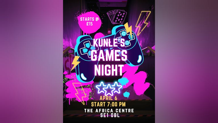 Kunle’s Games Night - Africa