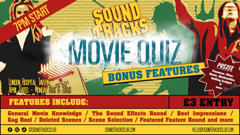 Soundtracks Movie Quiz - BONUS FEATURES